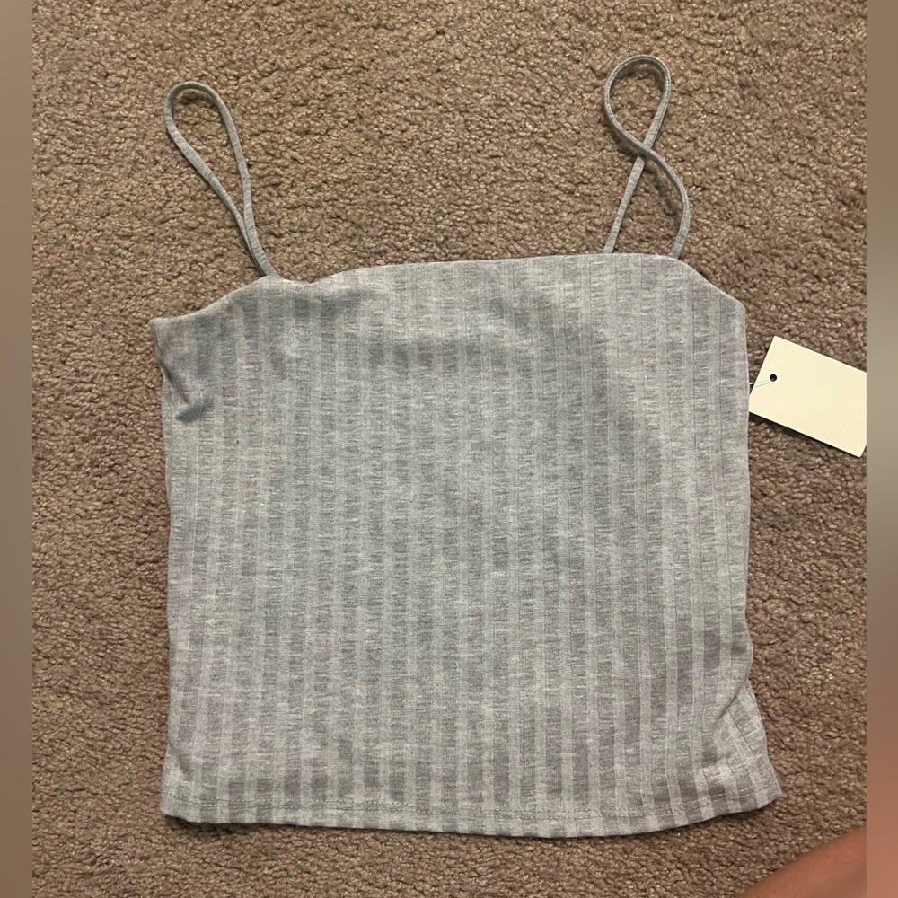 So crop top - gray